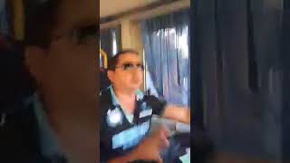 Pelea colectivo bus Paraguay Dame mi boleto y paso