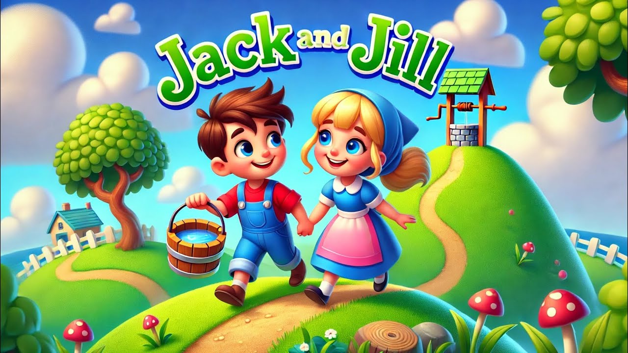 Jack and Jill | Popular Nursery Rhyme for Kids | Fun 3D Animated Song ...