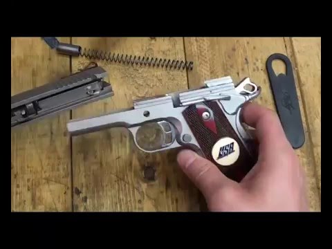 Colt 1911 აგებულება და მუშაობა