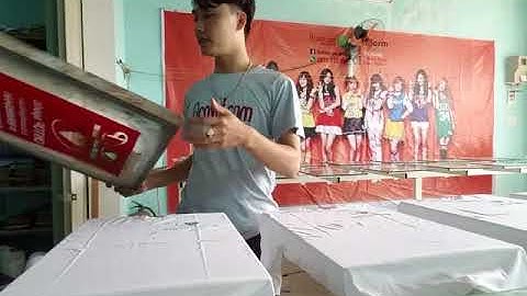 Hướng dẫn in lụa cơ bản - Hướng dẫn dùng cọ, kéo cợ, lực kéo để có hình in đẹp [video 5]