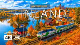 Finland Autumn 4K Drone Views | Lakes, Forests & Nordic Wilderness
