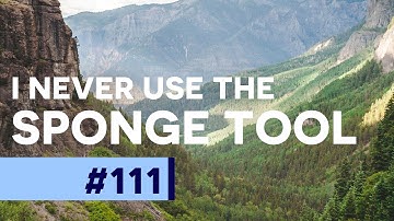 How to use the Sponge Tool in Photoshop CC