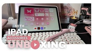 Unboxing iPad 10th generation Accessories |aesthetic&cute Haul #digitaljournal #aesthetics #ipad