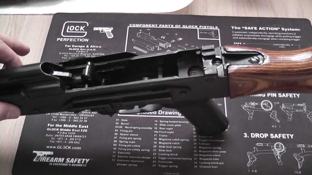 How to install a new hand grip on a AK 47 YouTube