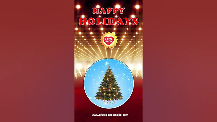 Happy Holidays Audio Emoji and felices vacaciones