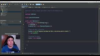 ¡PROGRAMACIÓN EN JAVA DESDE CERO 2026! | MATRICES | Clase 70 Ejercicio 1: Matriz Simetrica