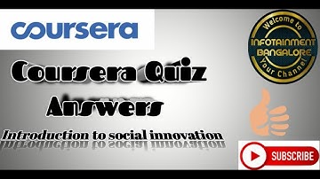 Coursera quiz answers || Becoming a change-maker:  Introduction to social innovation.