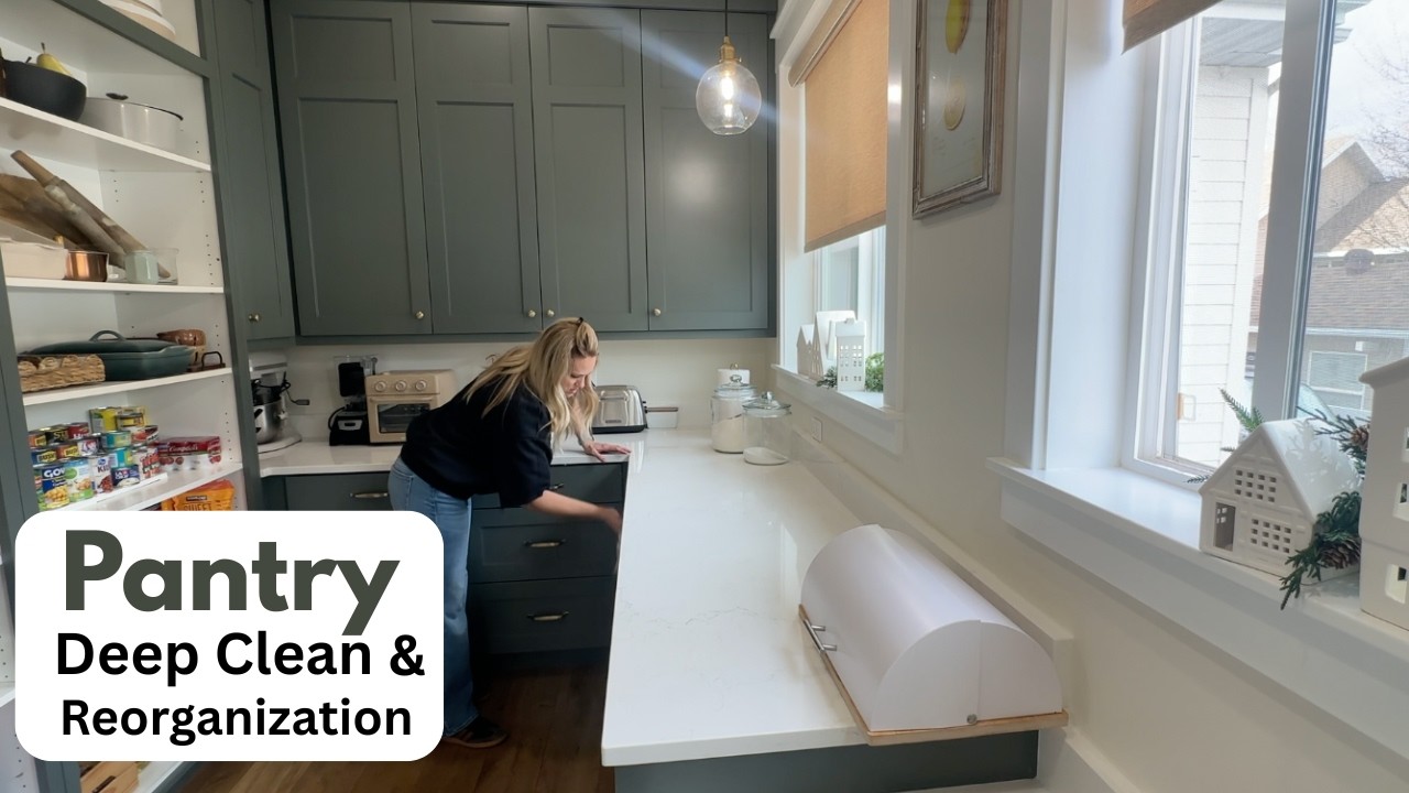 Pantry Deep Clean & Reorganization!