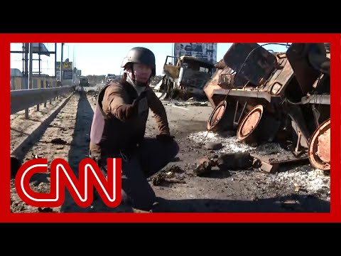 CNN reporter discovers he is crouching by grenade while on air