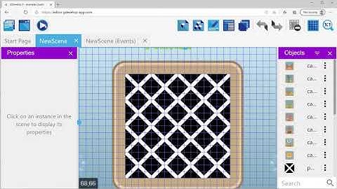 Gdevelop FREE VISUAL Game Engine: Flip the cards game - Example