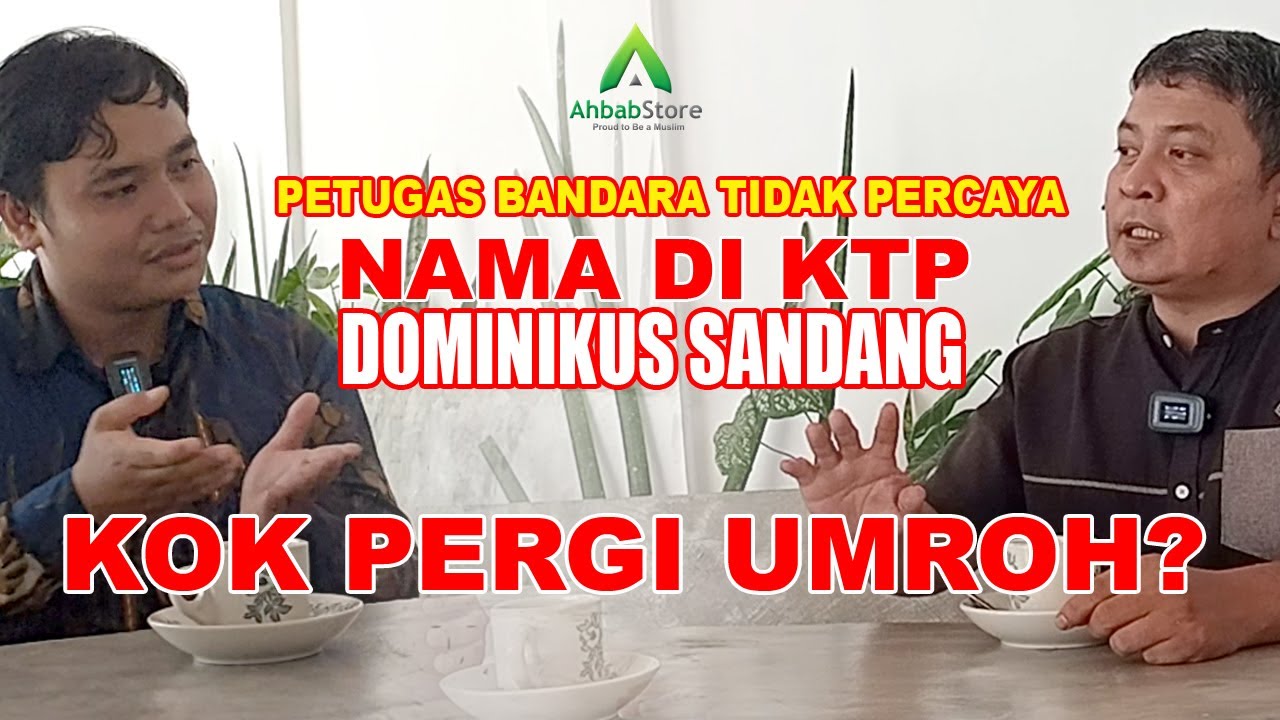 Kisah Mualaf Dominikus Sandang Pergi Umroh | Youtuber Dakwah Islam