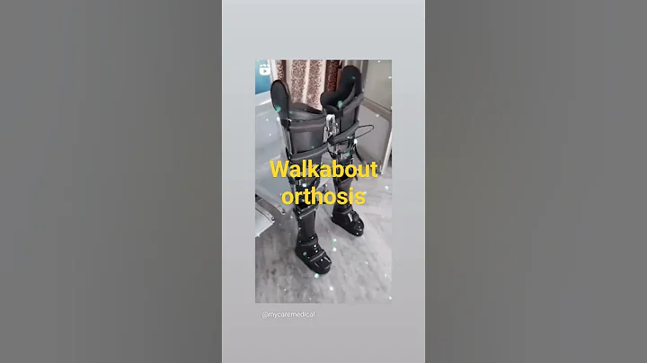 walkabout orthosis with carbon fiber laminated shells and autolocking knee joint system