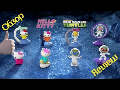 Видео: Hello Kitty and TMNT in Space 2016