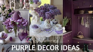 🌸 Soft Lavender to Deep Plum: Purple Decor Ideas for Every Room