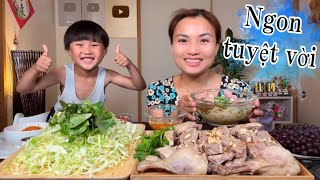 Chảy mồ hôi lưỡi với nồi bún vịt sáo măng ngày mưa dầm #1423