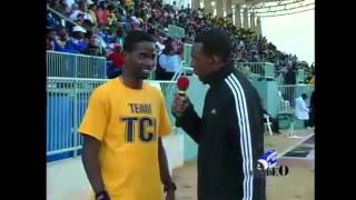 Turks and Caicos Sprinter Delano Williams wins 2012 U20 Boys 200m Carifta Games