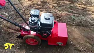 நிலக்கடலை கத்திரிக்காய் வெண்டைகாய் கரும்பு  களை எடுக்க 7hp அதிவேக பவர்வீடர் high speed power weeder