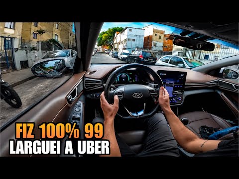 I worked 100% with 99 and ditched Uber ✅
