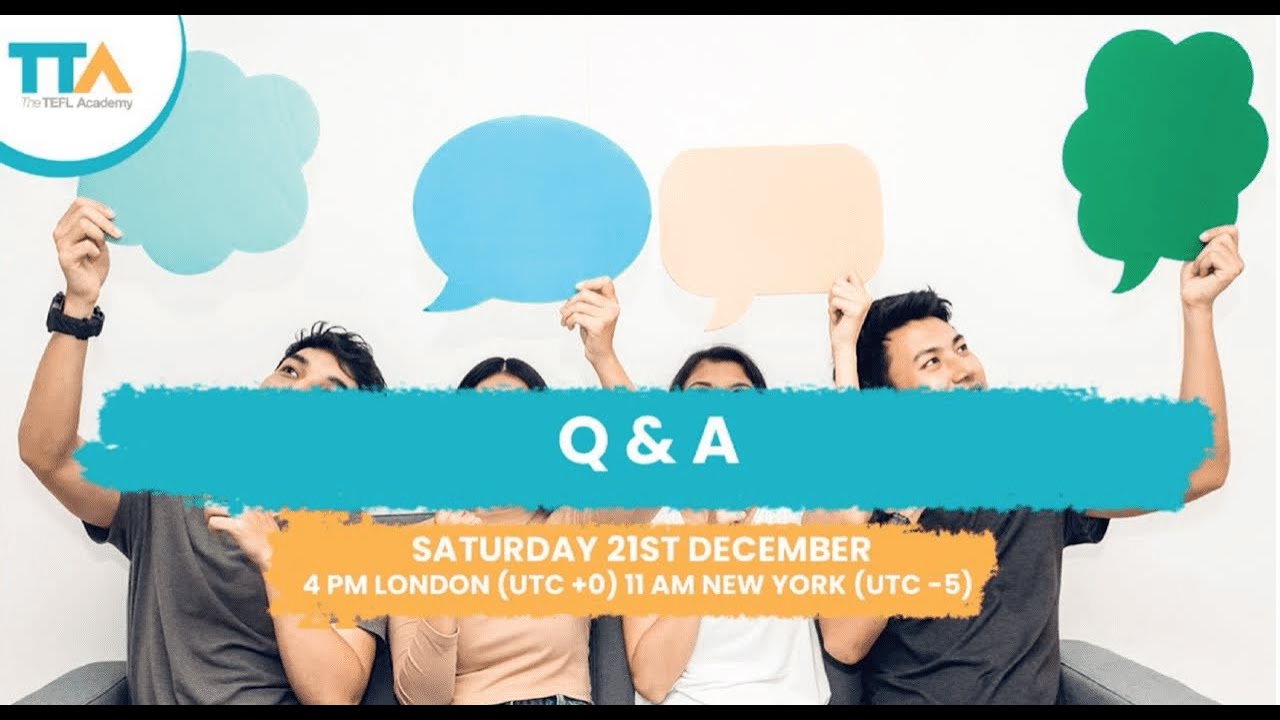 Q&A | The TEFL Academy - YouTube