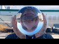Huge Glass Ball vs 60,000 PSI Waterjet