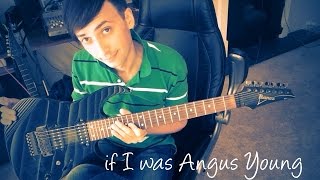 If I was Angus Young AC/DC - Back in Black guitar cover