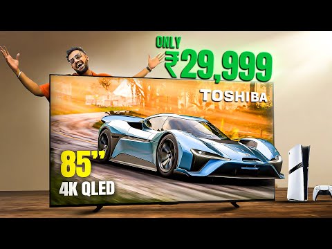 家電 TOSHIBA TV Toshiba 85-inch 4K VIDAA UHD QLED 2025 Smart TV - Black (85M450RP