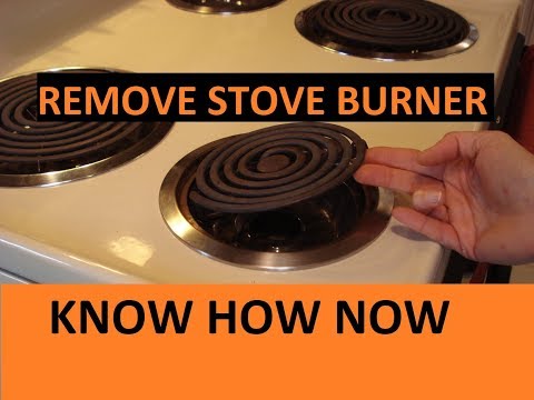 How to Remove Electric Stove Burners Coil Type 