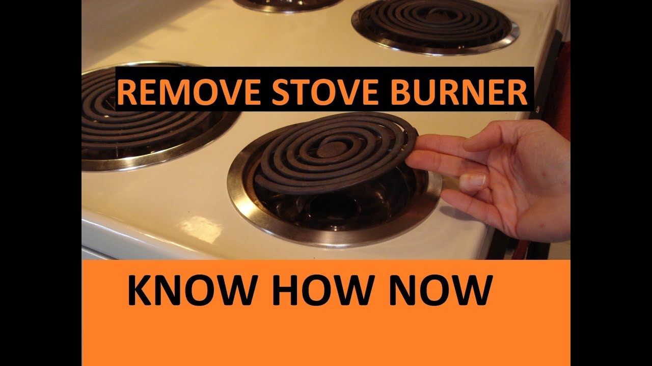 How To Remove A Stove How to Remove Electric Stove Burners Coil Type - YouTube