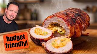 Eating Healthy On A Budget? This Pork Roast Tastes Expensive!
This bacon-wrapped jalapeño popper pork tenderloin looks like a $40 steakhouse plate — but its built on one of the cheapest cuts in the whole meat case. Juicy, cheesy, a little spicy, and easy on the wallet AND the carbs. The bacons optional, the flavor isnt. Ill show you exactly how to butterfly it, stuff it, and cook it so it comes out perfect every single time — no dry pork ever again.
Get the Typhur Sync Oven at its lowest price of the year for a limited time:
https://amzn.to/4fCf8Be
OR
Typhur.com: https://bit.ly/4cZseWg
Use code KETOVICTOR on the Typhur website for extra savings.
Probiotic Cream Cheese: https://youtu.be/xKp6xjR8wBU
BBQ Sauce: https://youtu.be/7N7od3sJeps
Cole Slaw: https://youtu.be/Op7sJ5lKYIU
Never Ask Whats For Dinner: https://youtu.be/gKyBVPSTYfk
More Budget Meals: https://youtu.be/RHNLJ3L57v8
The secret to nailing a lean cut like this is hitting the temperature dead-on, which is where I lean on my Typhur Sync Oven and its wireless probe. Cook to 140°F, rest it to145°F , slice it, done.
Website: www.southernketo.shop
My Supplements: https://www.primalnutrition.shop/
Use Code: SOUTHERNKETO for 10% off
Join this channel to get access to perks:
https://www.youtube.com/channel/UCDP1Mtsfq0XGJgO8QiMNDtQ/join
⭐⭐⭐⭐⭐⭐⭐⭐⭐⭐⭐⭐⭐
SUPPORT MY WORK:
☕ Buy Me a Coffee: https://www.buymeacoffee.com/victorsouthernketo
TOOLS & INGREDIENTS IN THIS VIDEO:
Get the Typhur Sync Oven at its lowest price of the year for a limited time:
https://amzn.to/4fCf8Be
OR
Typhur.com: https://bit.ly/4cZseWg
Use code KETOVICTOR on the Typhur website for extra savings.
Box Grater: https://amzn.to/44sDtls
Knives: Knives: https://tinyurl.com/nhhxz94w Use Code SOUTHERNKETO at checkout to get 35% off!
Meat Mallet: https://amzn.to/4w1sZGb
Parchment: https://amzn.to/4h2QFme
Ole Yeller: https://amzn.to/4gz7BAf
Kitchen Twine: https://amzn.to/3QVVu9c
Salt/Pepper Grinders: https://amzn.to/45uFwXB
🍽️ My Kitchen Tools & Ingredients:
🔗 Amazon Storefront: https://www.amazon.com/shop/southernketo
🧼 Best Soap, Bath Products, & Gifts:
🔗 https://www.kissaprince.com
📘 The Seven Baby Steps to a Healthy Diet — a simple, real-world roadmap to help you transition from ultra-processed foods to better health without feeling overwhelmed: 7babystepsbook.com
⭐⭐⭐⭐⭐⭐⭐⭐⭐⭐⭐⭐⭐
📣 Join My Facebook Page:
🔗 https://www.facebook.com/profile.php?id=100094680612461
👥 Join Our Facebook Group:
🔗 https://www.facebook.com/groups/231637266400209/?hoisted_section_header_type=recently_seen&multi_permalinks=395968793300388
📸 Follow Me on Instagram:
🔗 https://www.instagram.com/imsouthernketo
📧 Email Me:
✉️ imsouthernketo@gmail.com
Want to Send Something?
Victor Prince
3300 N. Main St
Suite D, PMB 322
Anderson, SC 29621
Bacon-Wrapped Jalapeño Popper-Stuffed Pork Loin
Ingredients
1 boneless half pork loin, approximately 3 pounds
8 ounces cream cheese, softened
1 cup shredded sharp cheddar cheese
1–2 jalapeños, finely chopped
1/3 cup cooked and crumbled bacon
1 teaspoon garlic powder
1 teaspoon onion powder
1 teaspoon smoked paprika
3/4 teaspoon salt
1/2 teaspoon black pepper
12–16 slices regular-cut bacon
Instructions
Preheat the Typhur Sync Oven to 350°F using the Roast setting.
Trim away any thick silver skin or excess fat from the pork loin.
Place the pork loin on a cutting board with one long side facing you.
Cut lengthwise into the side of the pork loin, approximately 1/2 -3/4 inch above the cutting board.
Cut and unroll the meat as you go, creating one large, flat rectangle.
Pound any thick areas until the meat is approximately 1/2 to 3/4 inch thick throughout.
Combine:
Softened cream cheese
Shredded cheddar
Chopped jalapeños
Crumbled bacon
Garlic powder
Onion powder
Smoked paprika
Salt
Black pepper
Spread the filling on the pork, leaving a 1-inch border around it
Roll the pork tightly over the filling.
Keep the roll snug and put the pork seam-side down.
Wrap the outside with bacon, overlapping the slices.
Tie it with butcher’s twine every couple inches.
Insert the temp probe into the thickest portion of the meat until surrounded by pork.
Set the target temperature to 140°F.
Place the pork loin seam-side down on the roasting rack or oven tray.
Roast at 350°F until the coldest part of the pork reaches 140°F.
This should take 60–85 minutes, but thickness matters more than cooking time. Follow the probe temperature rather than the clock.
Let it rest for 15 minutes and 145°F internal temperature before cutting. Remove the butcher’s twine and slice the pork into approximately 3/4-inch slices.
Printable Recipe: https://www.southernketo.shop/recipes/r/1158/1521/bacon-wrapped-jalapeo-popper-stuffed-pork-loin
Some of the links in this description are affiliate links. If you purchase products by clicking on these links, I may earn a small fee to help operate this channel. This does not add any cost to your purchase and in many cases, will make the cost lower. As an Amazon Associate, I earn from qualifying purchases. 💸🛒 Eating Healthy On A Budget? This Pork Roast Tastes Expensive!