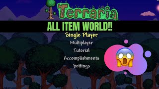 TERRARIA ALL ITEMS WORLD!! (Free to join!!)
