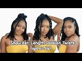 SHOULDER LENGTH PASSION TWISTS 12 INCHES | TOYOTRESS HAIR | ThatsKeAndra