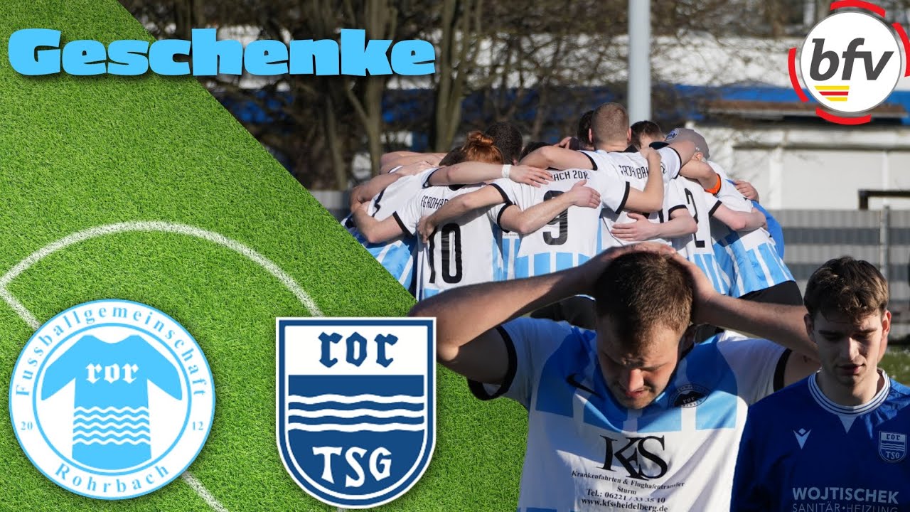 Derby Highlights TSG Rohrbach vs. FG Rohrbach | Kreisklasse B Heidelberg 