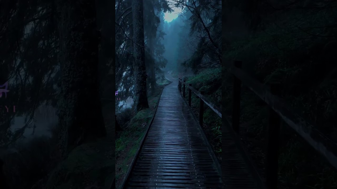 Rain Vibe With Darkness 🖤🍃 