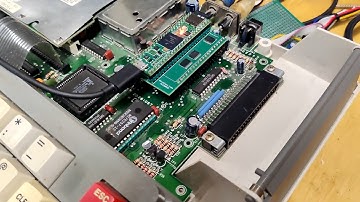 MCL6809 running NitrOS9 on the Tandy Color Computer 3 (coco3) - part 1