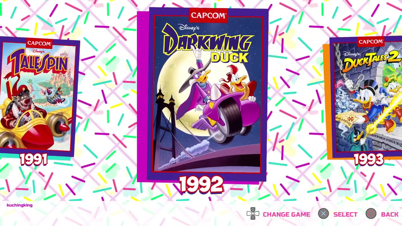 The Disney Afternoon Collection Famicom Retro Video Game Lineup by Capcom