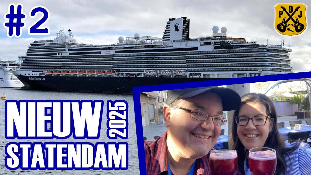 Nieuw Statendam 2025 Pt.2 - Cartagena (Spain), Cartago Mundi Tapas Tour, String Tunes, Rock Guitar