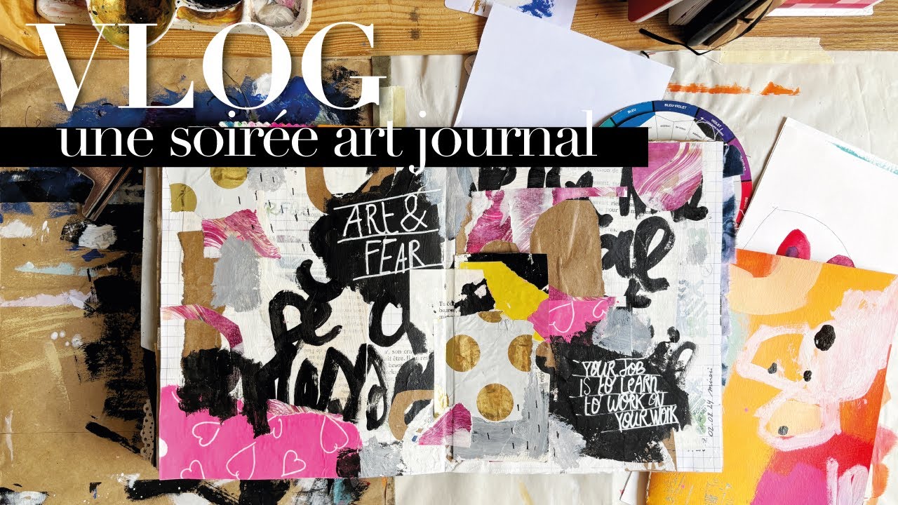 VLOG 05 |  Art journal with me