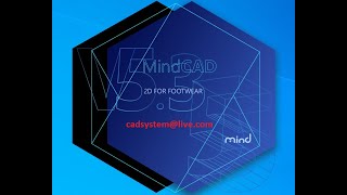 MindCAD 2D Modelling For Footwear v 5.3 Release 2022