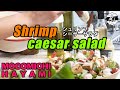 シュリンプシーザーサラダ〜Shrimp caesar salad〜#shrimp #salad #cooking