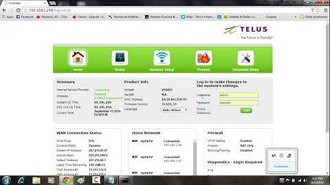 Port Forwarding The Telus V1000H  Router