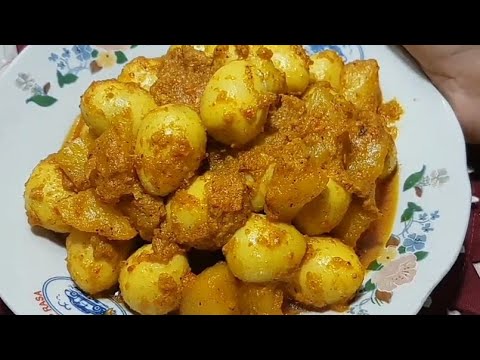 Kalio Jengkol Telur Puyuh