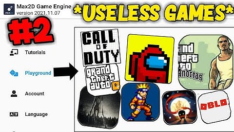 10 Useless Max2d Games ( Part 2 )