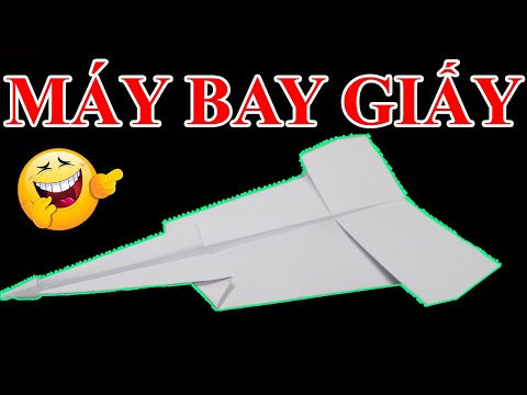 Cách gấp máy bay phản lực bằng giấy cho trẻ -How to make a paper jet . Bé nguyên tv