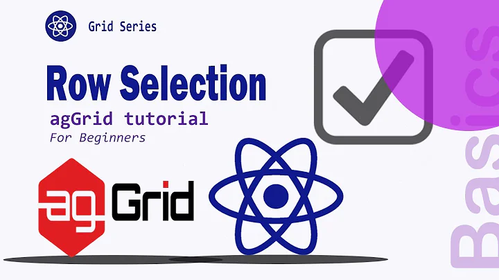 Row Selection in ag Grid || Checkbox selection || agGrid