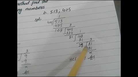 HCF by division method for class 5, HCF by division method in urdu