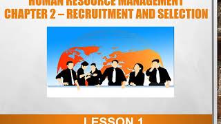 Chapter 2 HRM Lesson 1