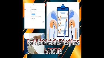 How to update vaccination status of learner in deped LIS