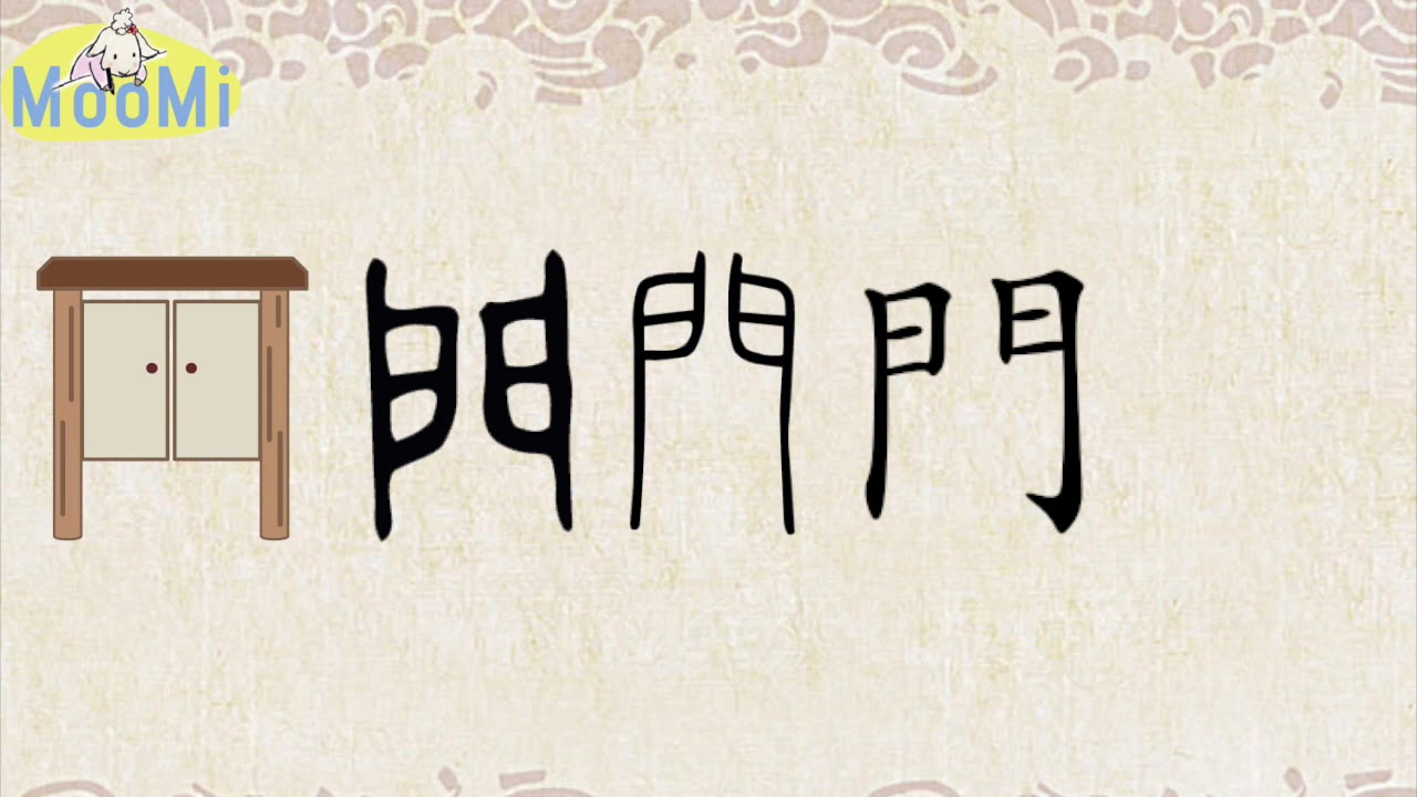 Chinese Character Evolution and Strokes汉字演变+笔画 | 门men / door, gate ...