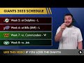 NY Giants Record Prediction For 2023 NFL Season, Will Daniel Jones & Giants Make The NFL Playoffs?