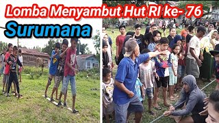 Aneka Lomba Menyambut Hut RI ke- 76 || Surumana